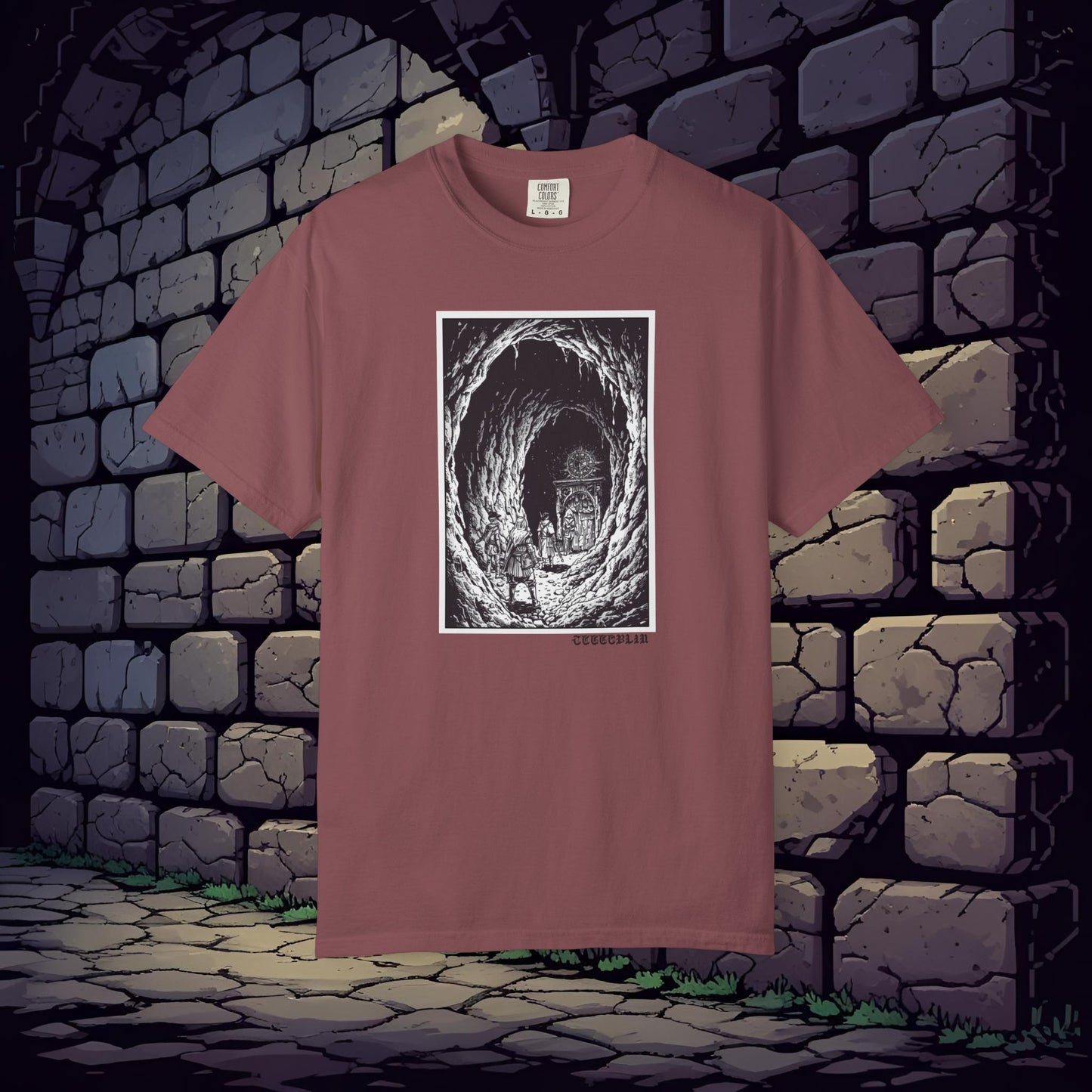 Dungeon Door Scene Card