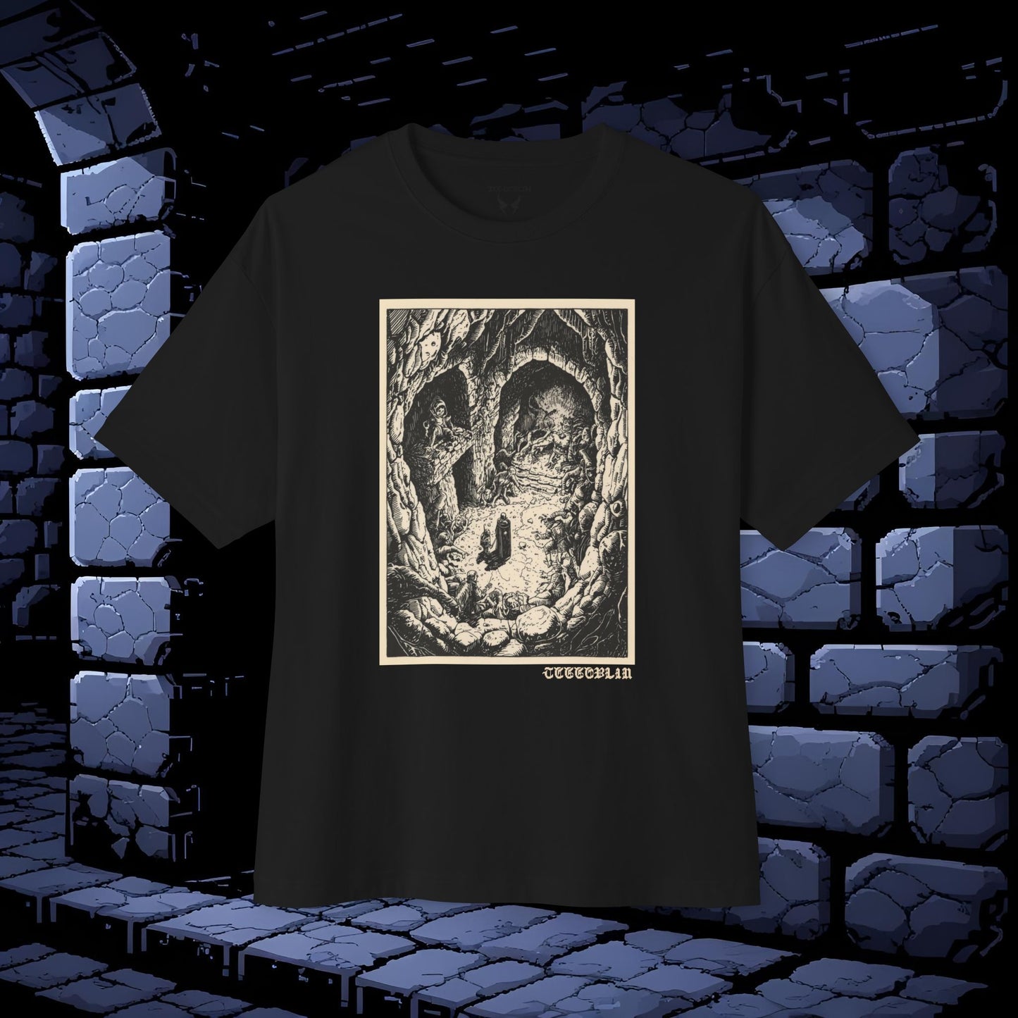 Scene Card Room Oversized Tee