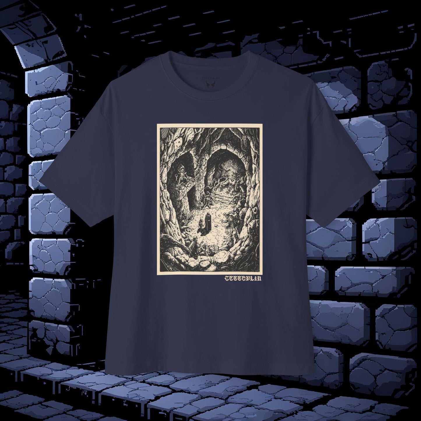 Scene Card Room Oversized Tee
