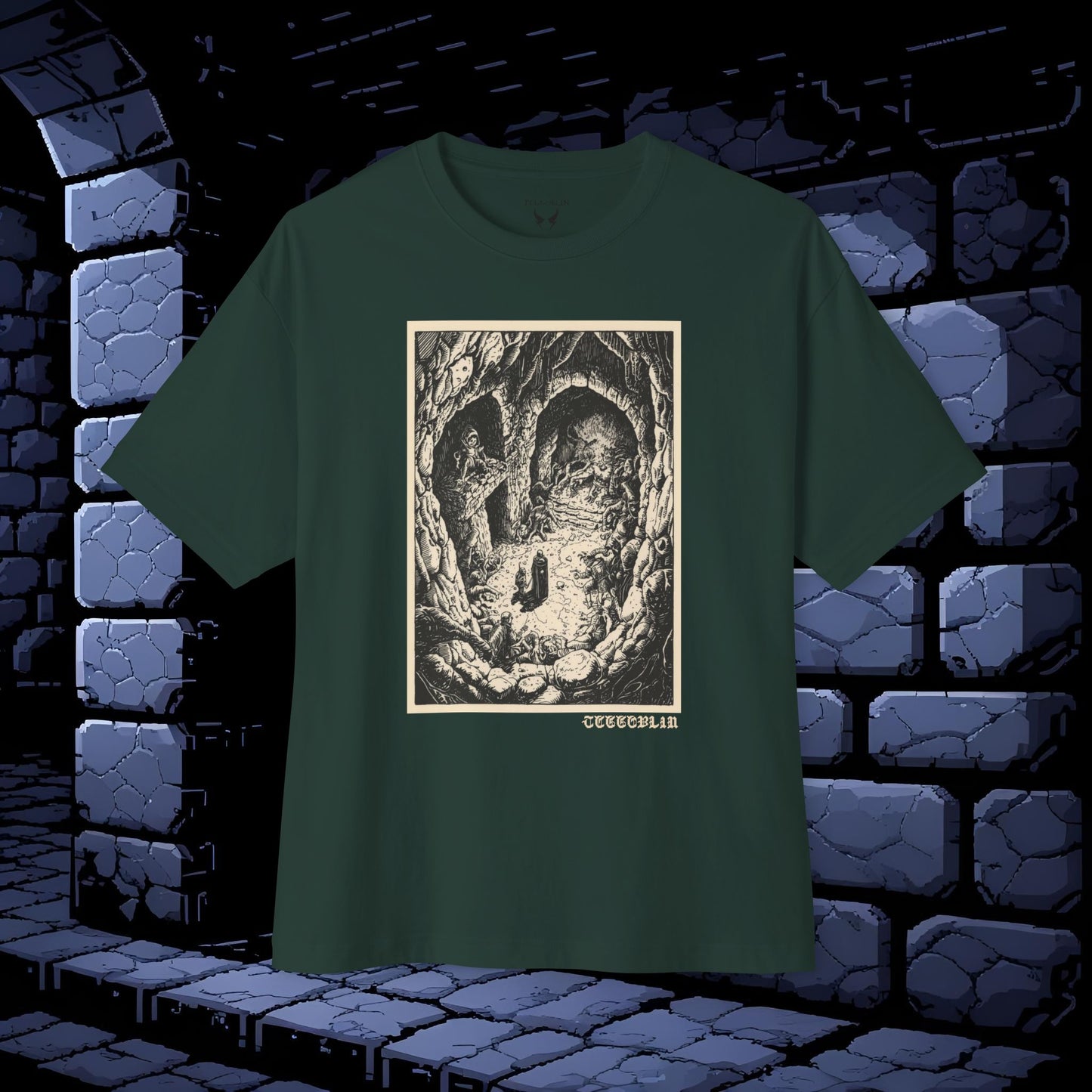 Scene Card Room Oversized Tee