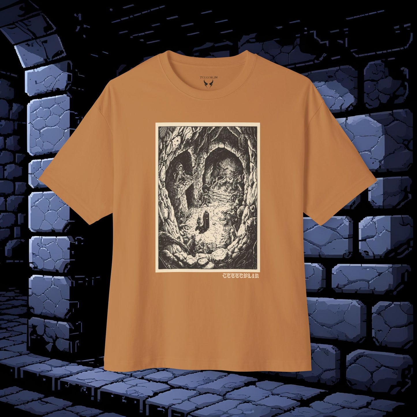 Scene Card Room Oversized Tee