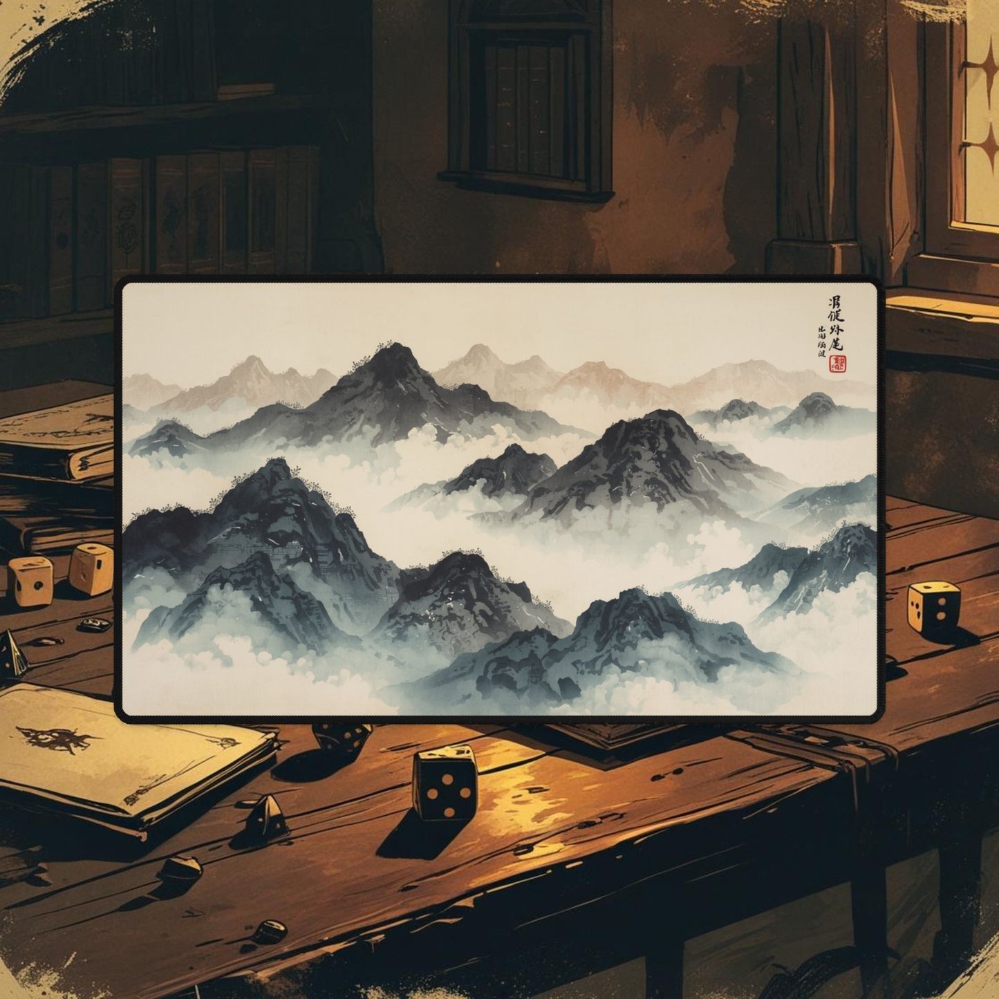 Japan Mountain Playmat